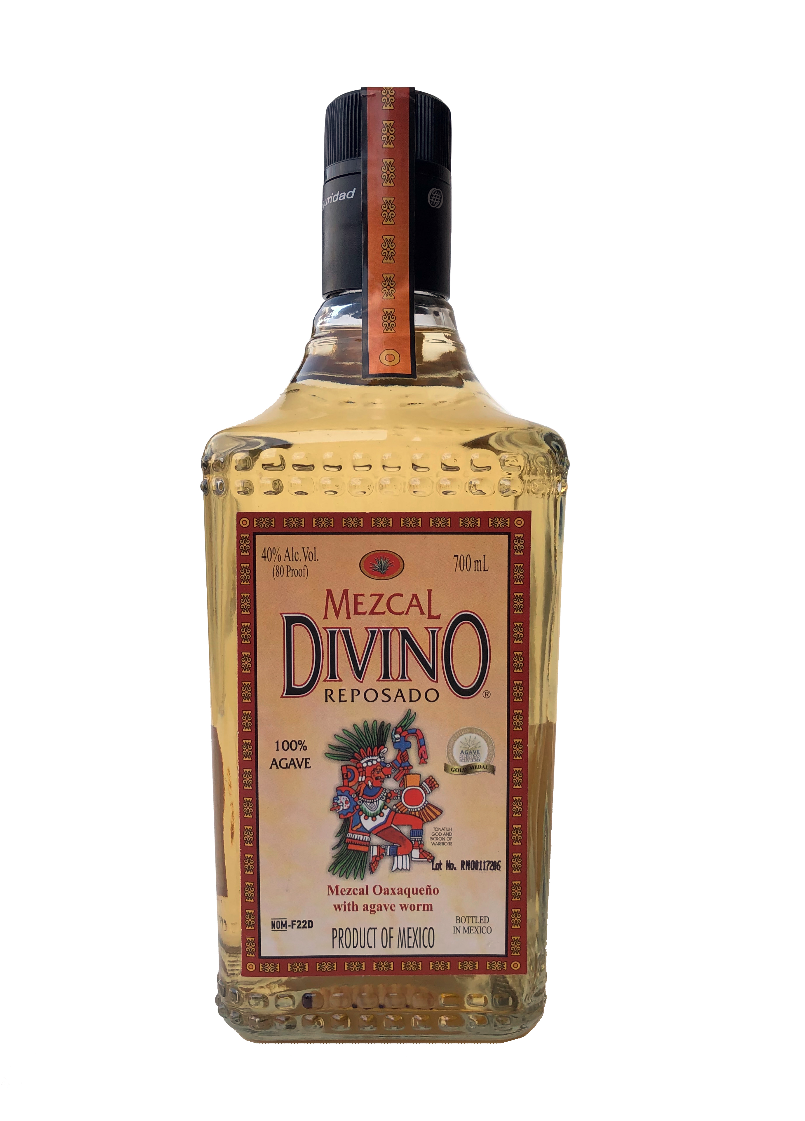 Mezcal Divino Reposado con Gusanito